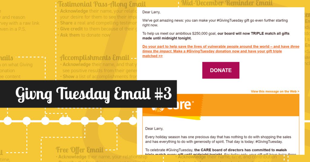 giving tuesday email #3